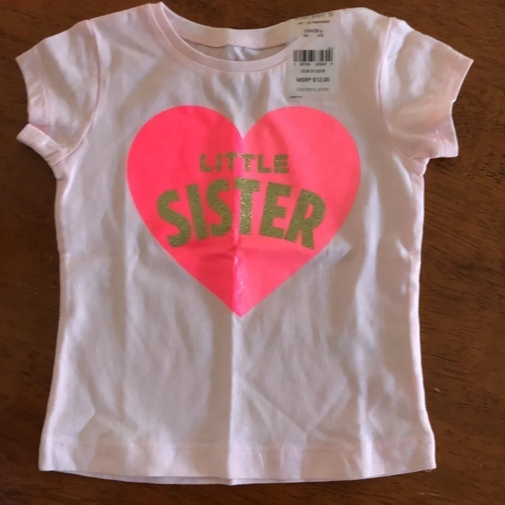 Carter’s Sister shirts Set‎ of (3)